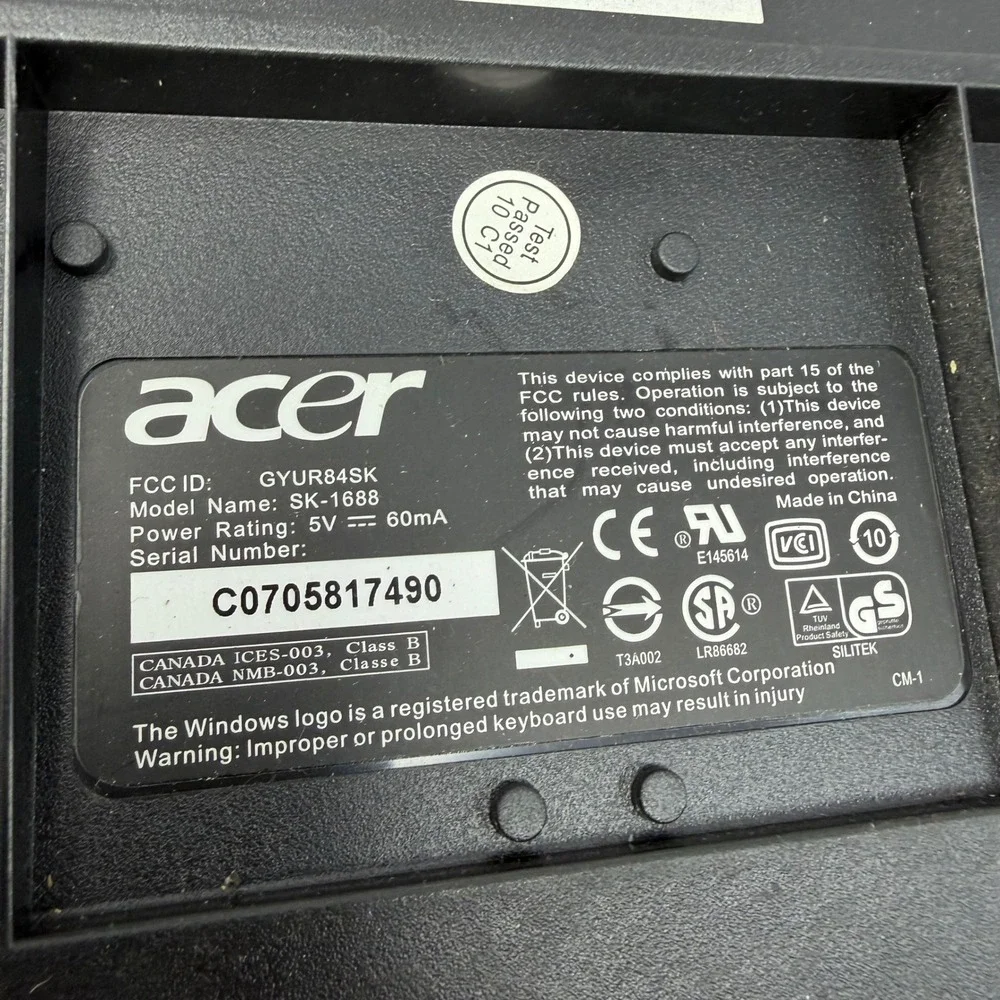 Acer sk 1688